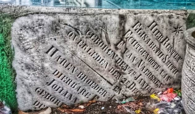 The Dutch inscription in Kampung Bedilan